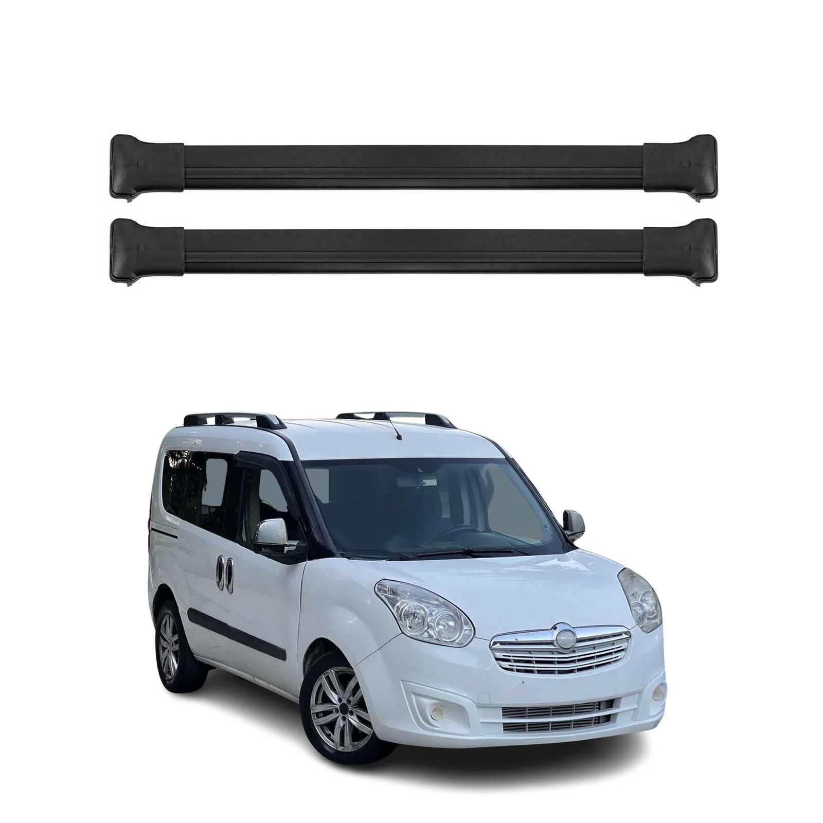Barres de toit Opel Combo D 2011-2018 pour coffre de toit et vélo