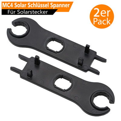 MC4 Solar Schlüssel Spanner 1500 V (2 Stück) Montage Werkzeug für Solarstecker