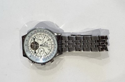 Jaragar Automatic Stainless Steel Case & Strap Skeleton Sports Watch