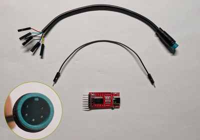USB + 5 pin Conn. (M8 Male) + FT232RL UART (Xiaomi Elite)