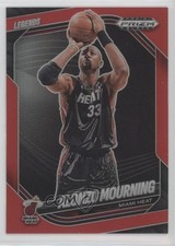 2024-25 Panini Prizm Black Legends Red 53/299 Alonzo Mourning #284 HOF 1j5e