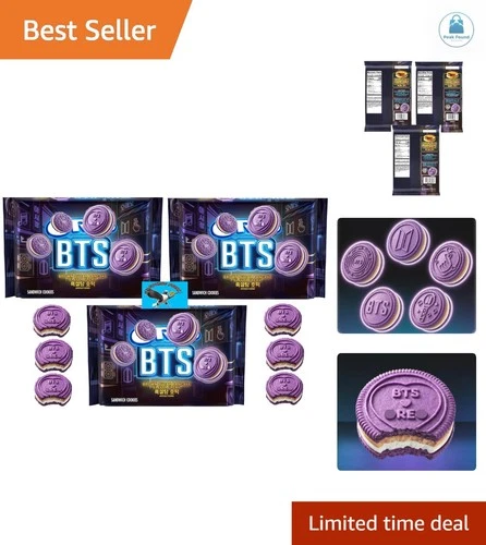BTS Sandwich Cookies 32.04oz Brown Sugar Pancake Flavor Creme Limited Edition - product listing photo
