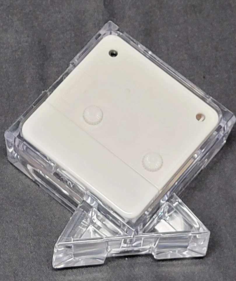 Quartz Clear Plastic Travel And Desk Alarm Clock Tested Working AA Battery - Image 3 of 4