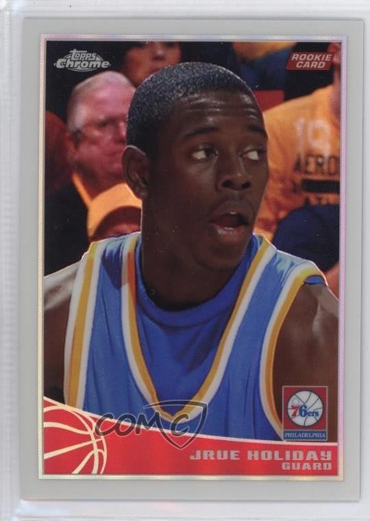 2009-10 Topps Chrome Refractor 439/500 Jrue Holiday #110 Rookie RC 3zh
