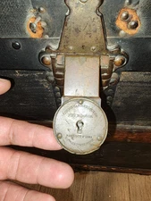 VERY LARGE Old Antique EARLY Multi Lock WOODEN TRUNK Treasure Chest Style Trunk