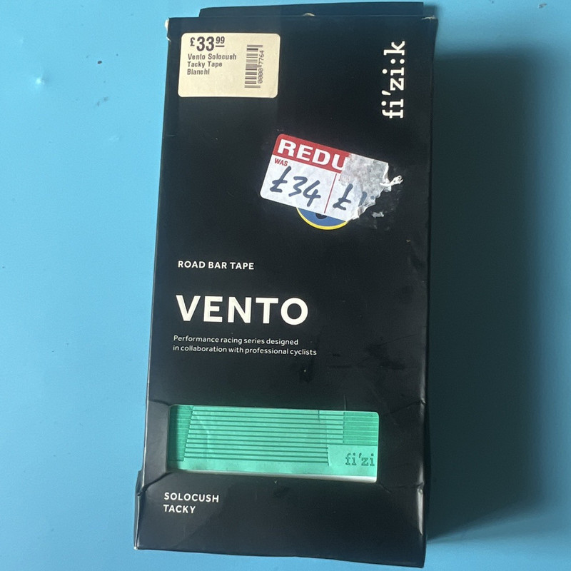Fizik Vento Solocush Tacky Road Wrap-On Handlebar Tape Green BT11 A00009