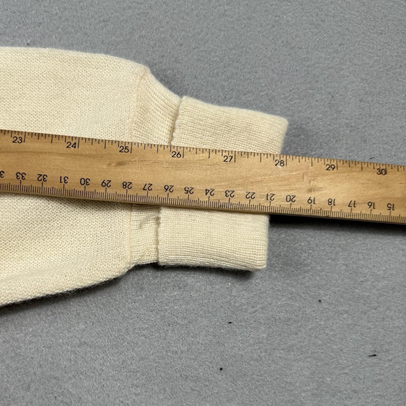 Vtg IZOD Lacoste Cardigan Sweater Mens Large Cream V-Neck Alligator USA Grandpa thumbnail 13