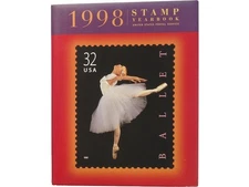 Foreign Books Us Post Office Magazine With Commemorative Stamps 1998 Edition Boo
