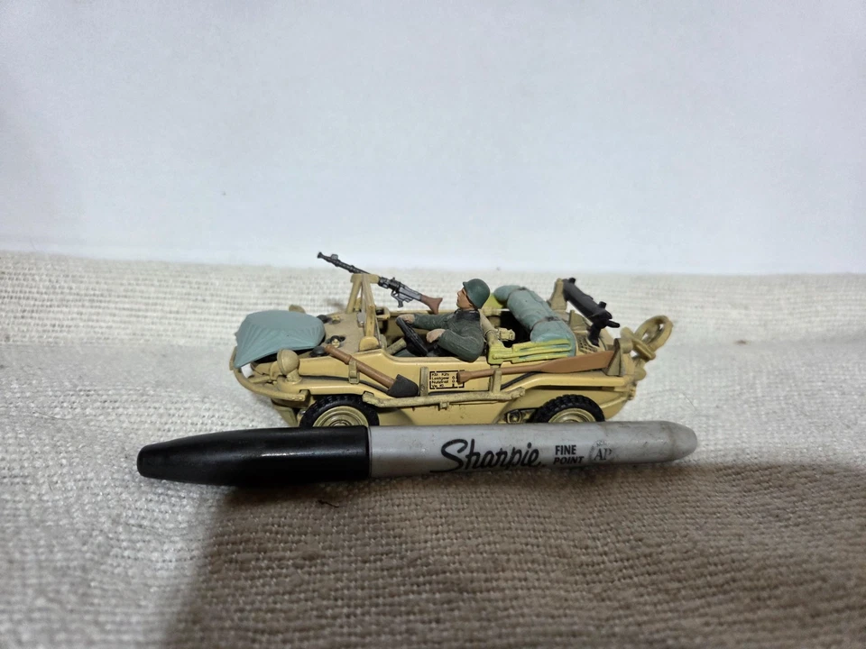 Forces Of Valor 1:32 WWII German VW Type 166 Schwimmwagen 4x4 D-Day 1944 Unimax - Image 2 of 3