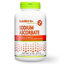 NutriBiotic - Sodium Ascorbate Buffered Vitamin C Powder, 8 Oz | Vegan, Non and