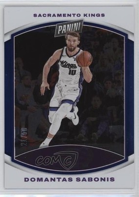 2023-24 Panini Player of the Day Blue 21/50 Domantas Sabonis #45 9o3