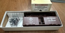 Red Caboose HO Kit #RC-8016-1b 40’ AAR Box Car Delaware & Hudson Round Herald NY