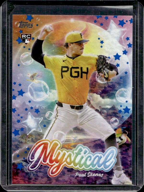 2024 Topps Update Paul Skenes Mystical RC Blue Rookie #MYS-27 Pirates
