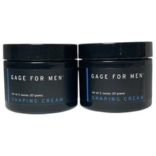 2 Pk Gage Shaping Hair Paste for Men 2 Fl Oz Each Hair Molding Styling Cream