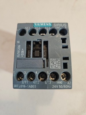Siemens Sirius 3RT2016-1AB01 Contactor 24V 50/60Hz