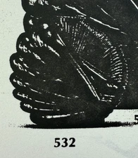 VINTAGE TESORO CERAMIC MOLD #TCM-532 SMALL DRAPED ART DECO LAMP/VASE