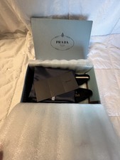 PRADA Black Mesh Fabric Ballerinas New In Box...