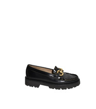 New G.H. Bass Lianna Super Bit Weejuns Penny Loafer Size 8 M Black DD502