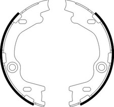 HELLA PAGID Bremsbackensatz Feststellbremse 8DA 355 050-811 für HYUNDAI i30 FD 3