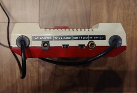 Famicom Console with 2 Controllers AV Cable Power Adapter Includes Hyper Olympic