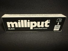 Milliput Black 2-Part Epoxy Putty 4oz 113.4g Modeling Sculpting Repair NEW NIB