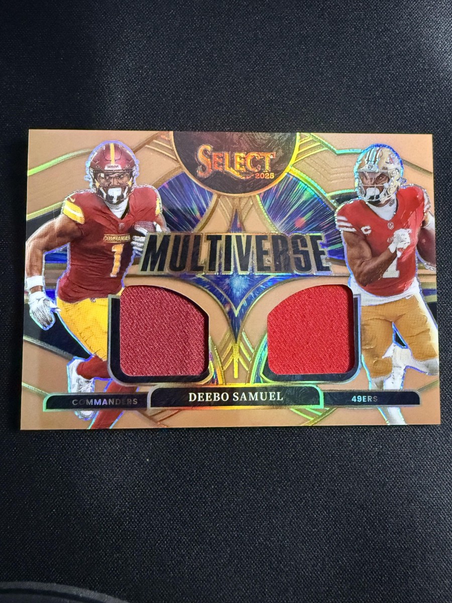 2025 Panini Select - Multiverse Deebo Samuel #MVJ-DSL Copper Prizm