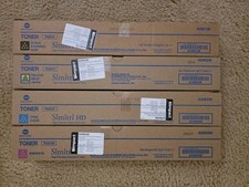 Konica Minolta TN321 Set Of 4 - Genuine CMYK A33K430/330/230/130 CMYK Toners New