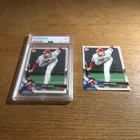 2018 Bowman SHOHEI OHTANI RC PSA 9 +base (2 Card Lot) #49 DODGERS!!!