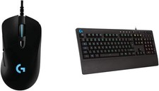 Gaming Mouse  Keyboard Bundle - 25K DPI, Lightsync RGB, Spill-Resistant