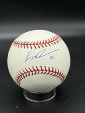 Eric Thames signed ROMLB MLB baseball  auto autograph JSA COA