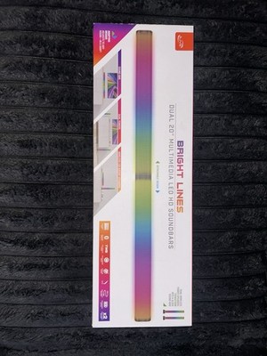 LIVS Dual 20'' Multicolor LED Wireless RGB Sound Bar with Remote Control
