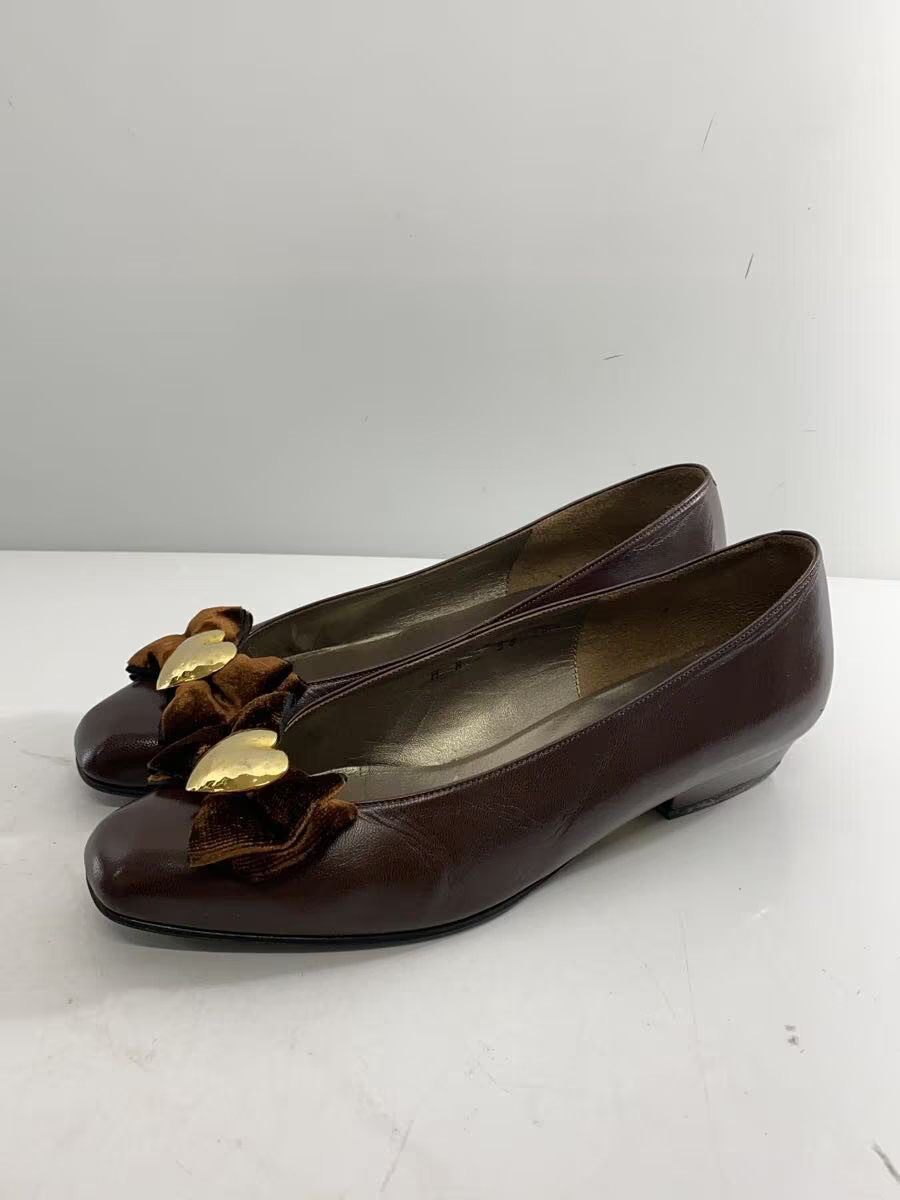 Yves Saint Laurent Pumps 35.5 Brw Leather Jlh61 thumbnail 2