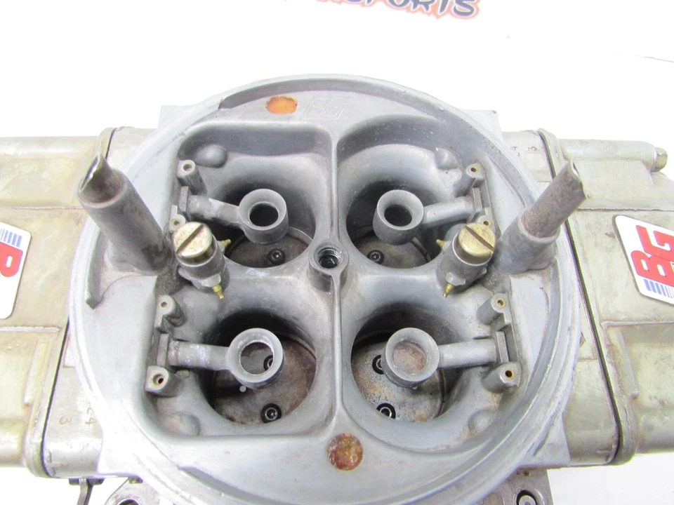 Carburador de alcohol BG Holley 850 doble bomba IMCA UMP WISSOTA Foto 2 de 4