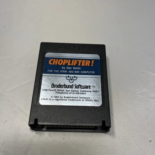 Choplifter! Atari 400/800 cartridge