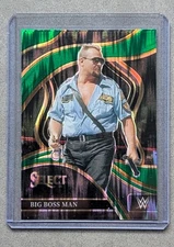 Big Boss Man Ringside Green Flash Prizm 2024 Panini Select WWE