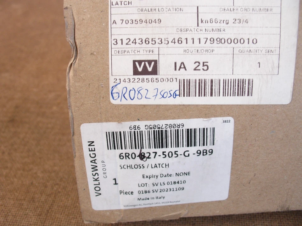 Cerradura de maletero 6R0827505G para Volkswagen Polo 2009-2017 Foto 2 de 2