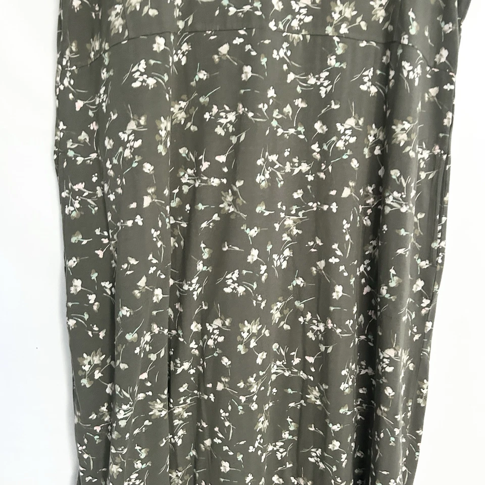 J Jill Womens Cottagecore Maxi Shift Dress Size 2X Prairie Peasant Stretch Boho - Image 3 of 4