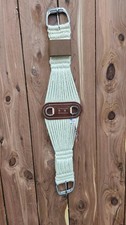 32" HR 27 Strand Mohair Roper Style Cinch w Roller Buckles