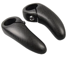 22.2mm Carbon Fiber Bike Bar End Racing Cycling MTB Road Bicycle Handlebar Grip