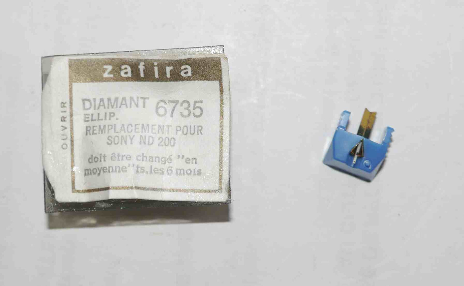 Diamant Sony ND 250 E Zafira 6735 pointe de lecture en diamant synthétique