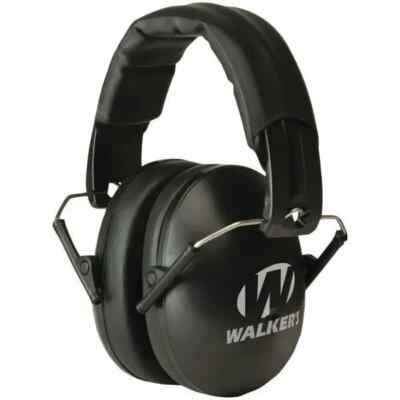 Walker's Game Ear Youth/Women Black Earmuff Hearing Protection - GWP-YWFM2