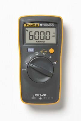 Fluke 101 Handheld/Pocket Digital Multi meter & Test Leads Advanced Version