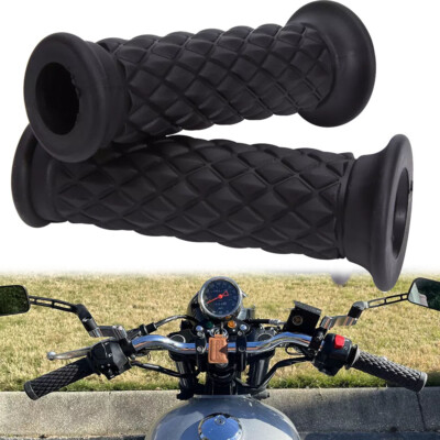 7/8'' 1'' Motorcycle Hand Grips Bar Handlebar Gel For Cafe Racer Dirt Bike Honda