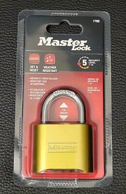 Master Lock 175D Combination Padlock 2