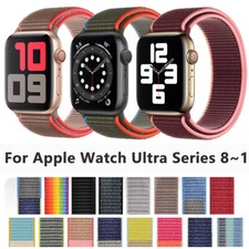 For Apple Watch Ultra Series 8 7 6 5 4 3 2 SE Replacement Nylon Band Strap 49mm