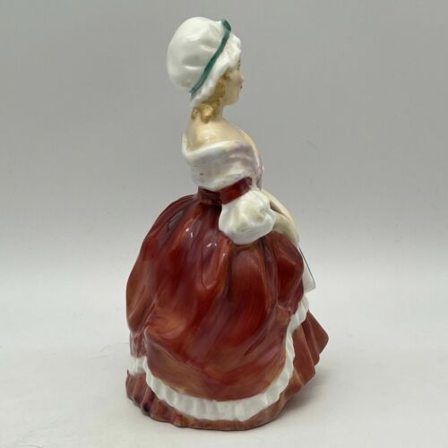 Retirado Auténtico Estatuilla Royal Doulton Joven Dama Vestido Rojo Peggy HN 2038 EXCELENTE - Imagen 3 de 10