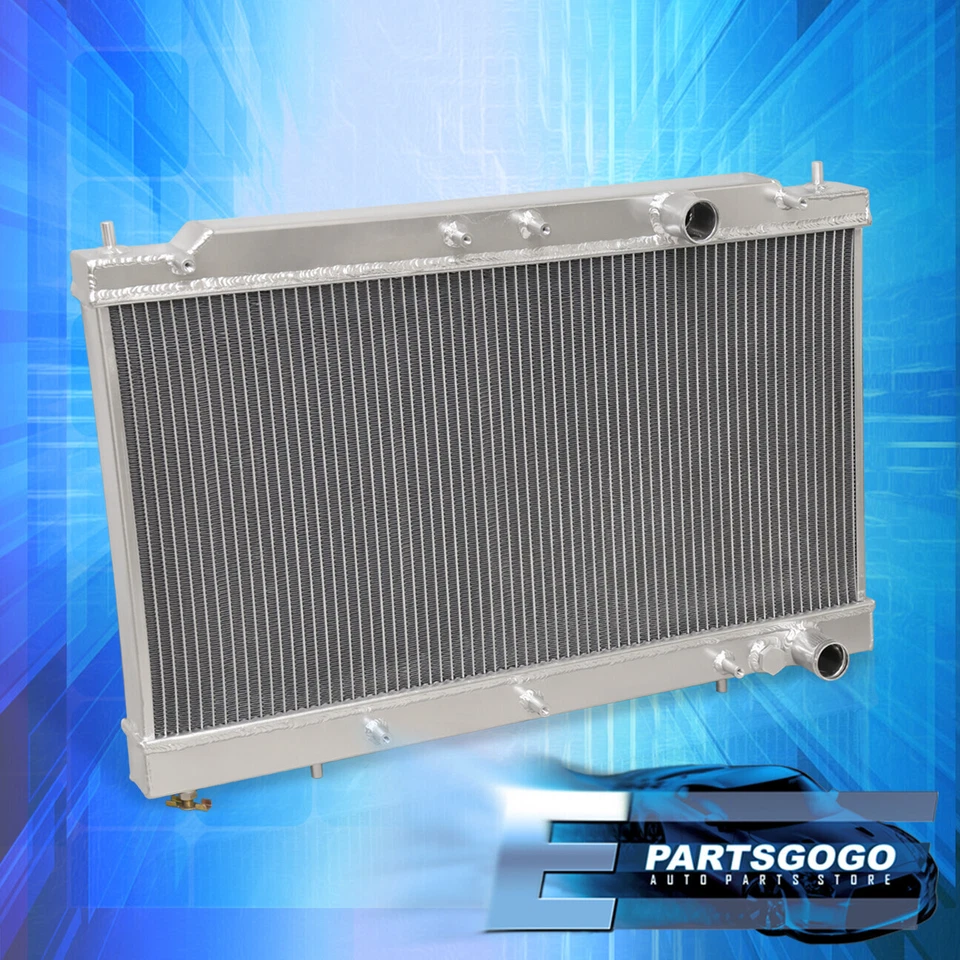 For 90-94 Mitsubishi Eclipse Talon Laser 1G MT 2-Row Core Full Aluminum Radiator - Изображение 4 из 4