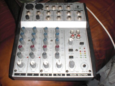 Behringer Eurorack MX 602A Ultra-Low Noise 6 Channel Mixer No Cord UNTESTED