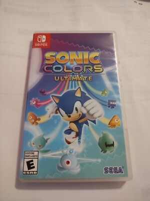 Nintendo Switch Sonic Colors Ultimate. EMPTY BOX NO GAME