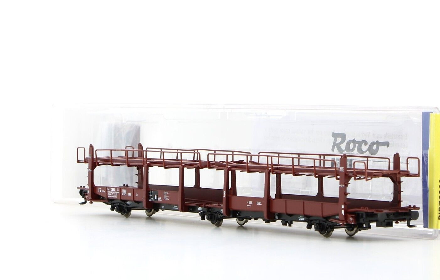 Roco / Pi.r.a.t.a. 76992F Car Transport Car FS Italy “SITFA”, Red Wagon